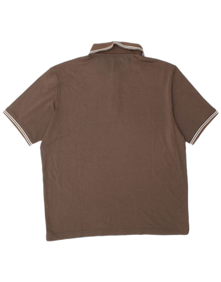 Champion Herren Easy Fit Poloshirt, Größe L, Braun