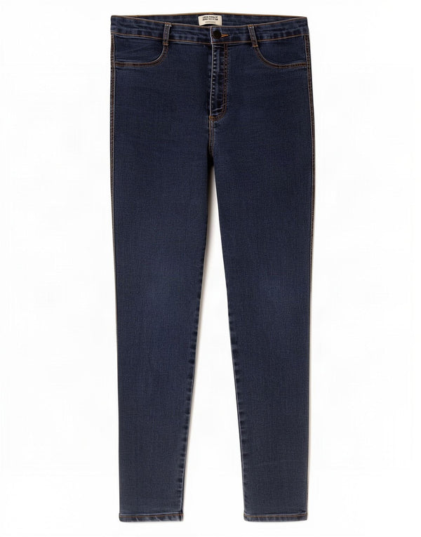 Zara Damen Trafaluc High Waist Skinny Jeans EU 42 Large W32 L28 Blau