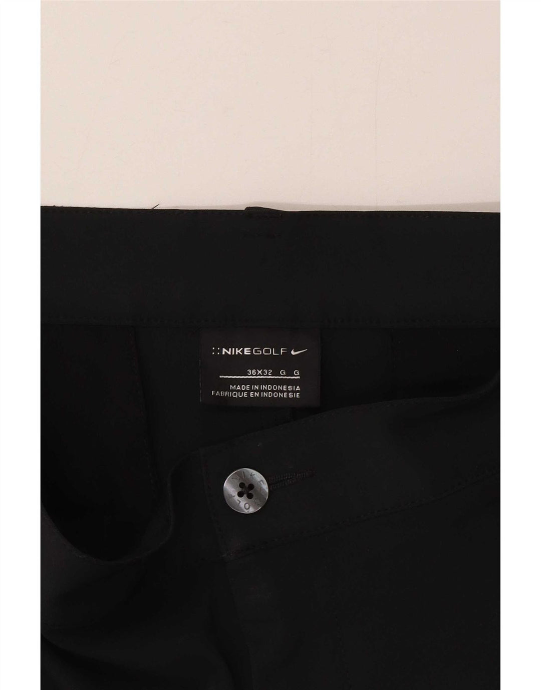 Nike Herren Golf Straight Chino Hose W36 L32 Schwarz Polyester
