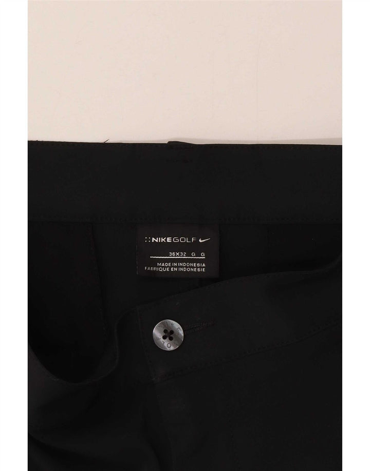 Nike Herren Golf Straight Chino Hose W36 L32 Schwarz Polyester