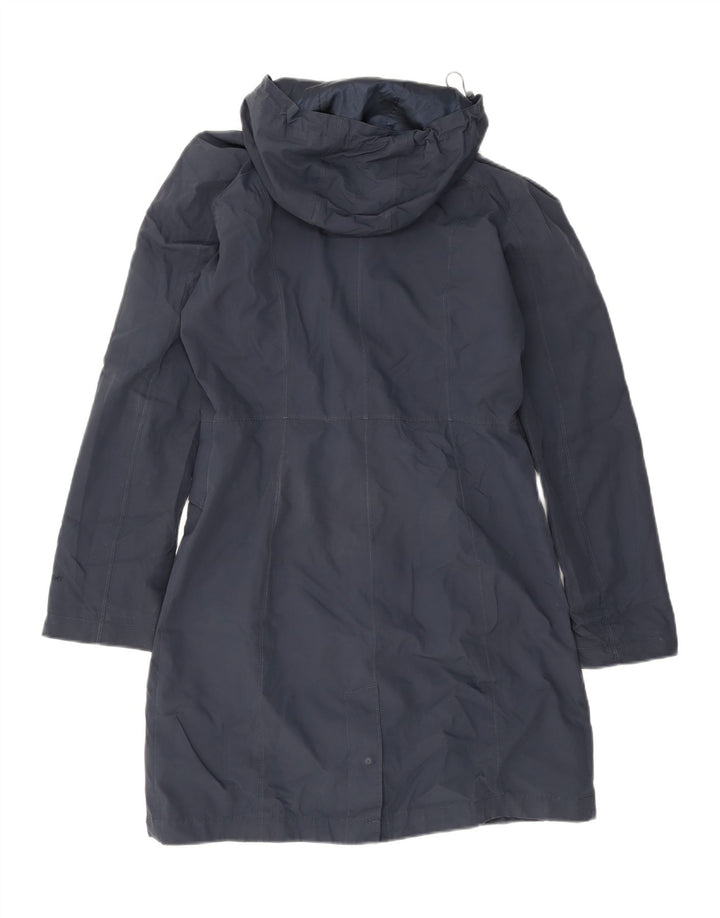 The North Face Damen-Regenmantel mit Kapuze, UK 14, mittelmarineblau, Polyester