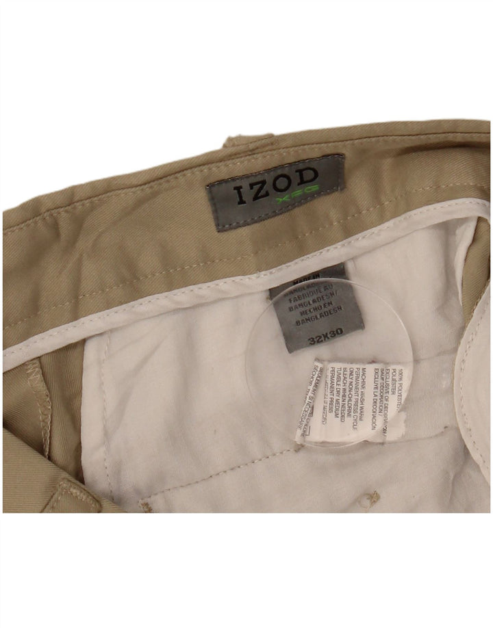 IZOD Herren-Chinohose mit Pegged, W32, L30, beige, Polyester