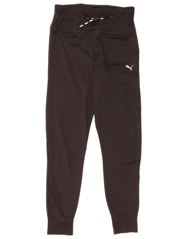 PUMA Damen Trainingshose Jogger UK 12 Medium Schwarz