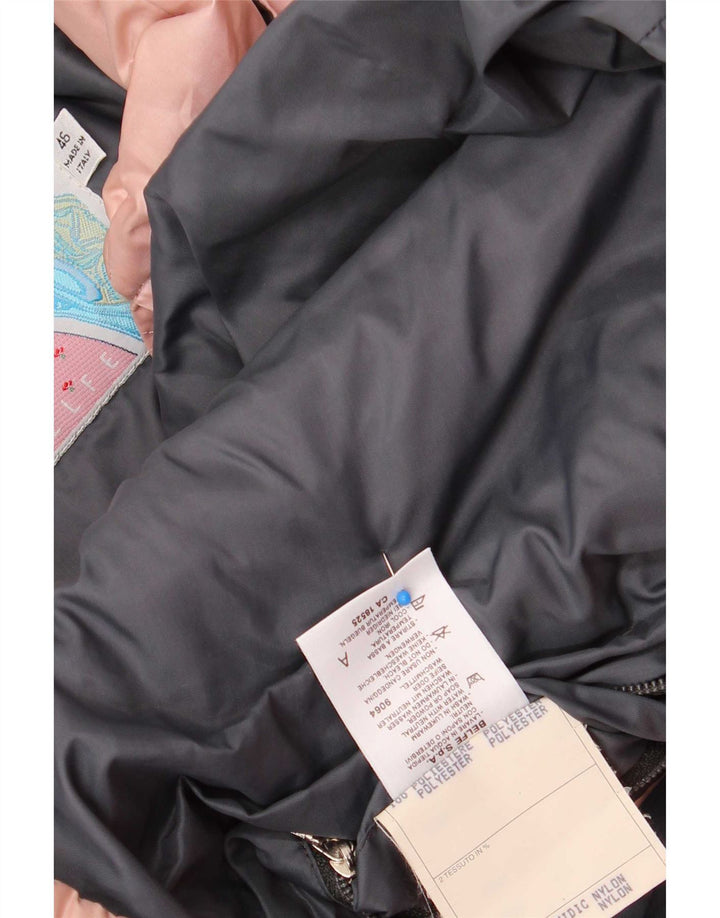 Übergroße wattierte Damenjacke mit Kapuze von Belfe & IT 46, groß, rosa, Polyester