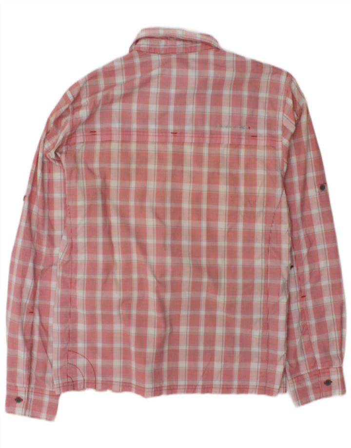 The North Face Herren-Hemd, klein, rot kariert, Nylon