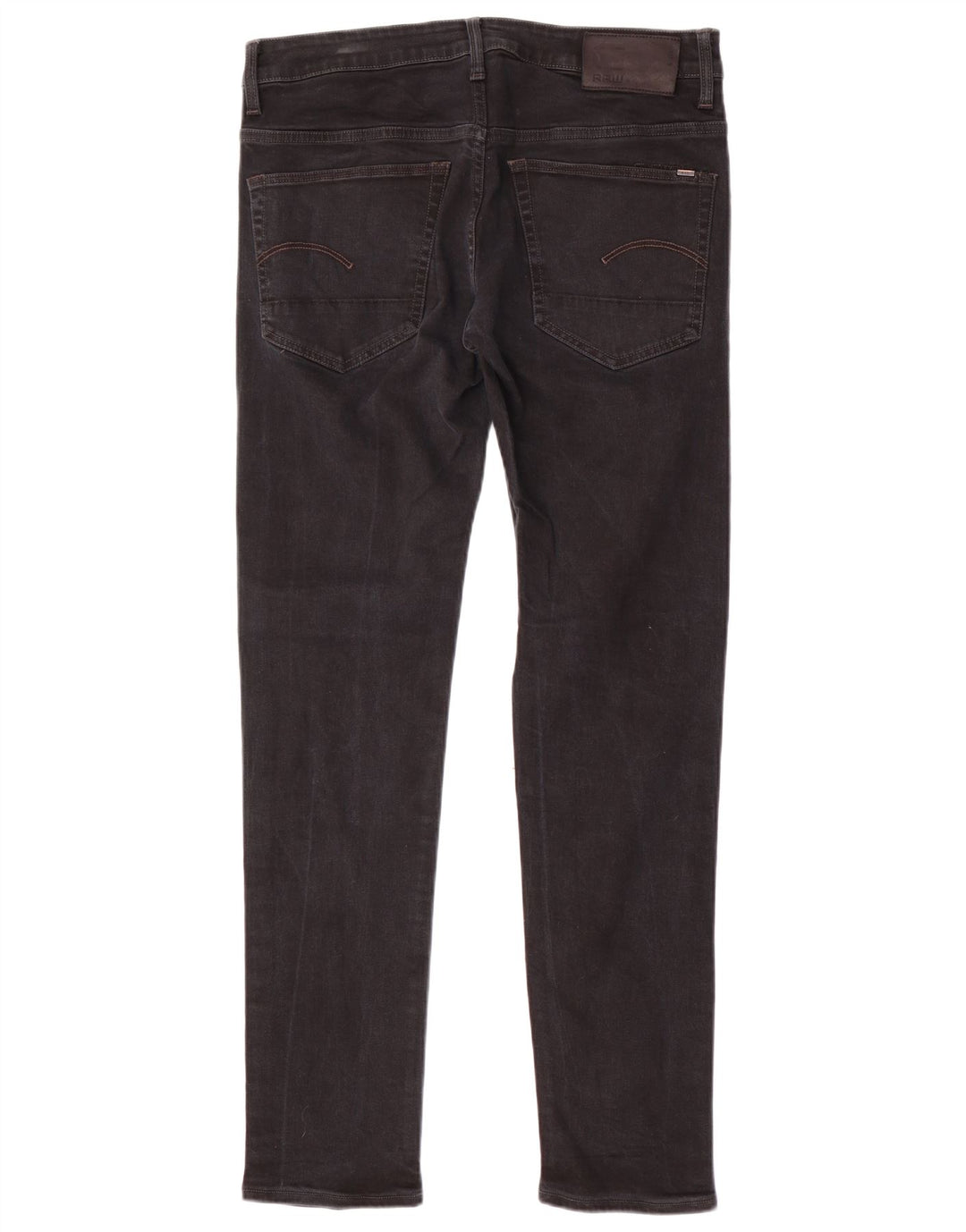 G-Star Herren 3301 Slim Jeans W34 L34 Schwarze Baumwolle