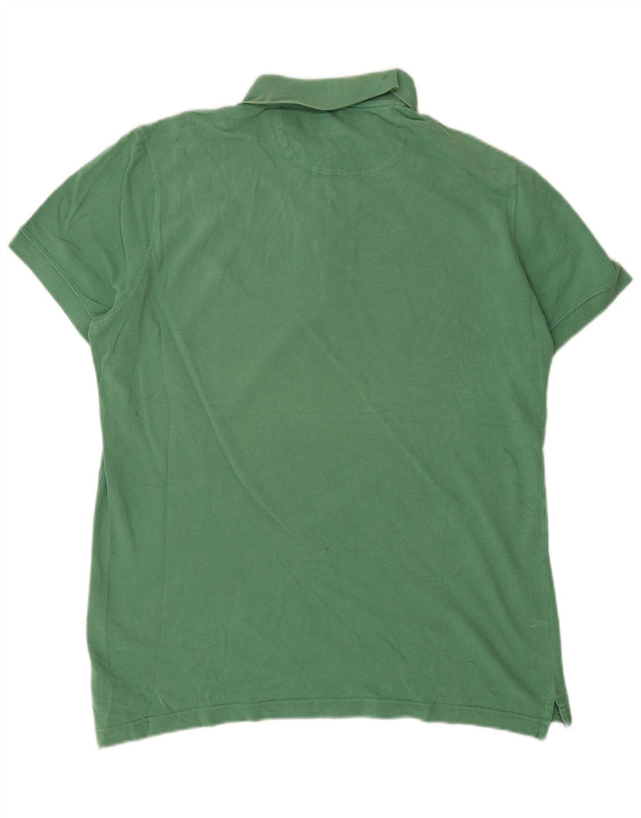 Massimo Dutti Herren Poloshirt Mittelgrün