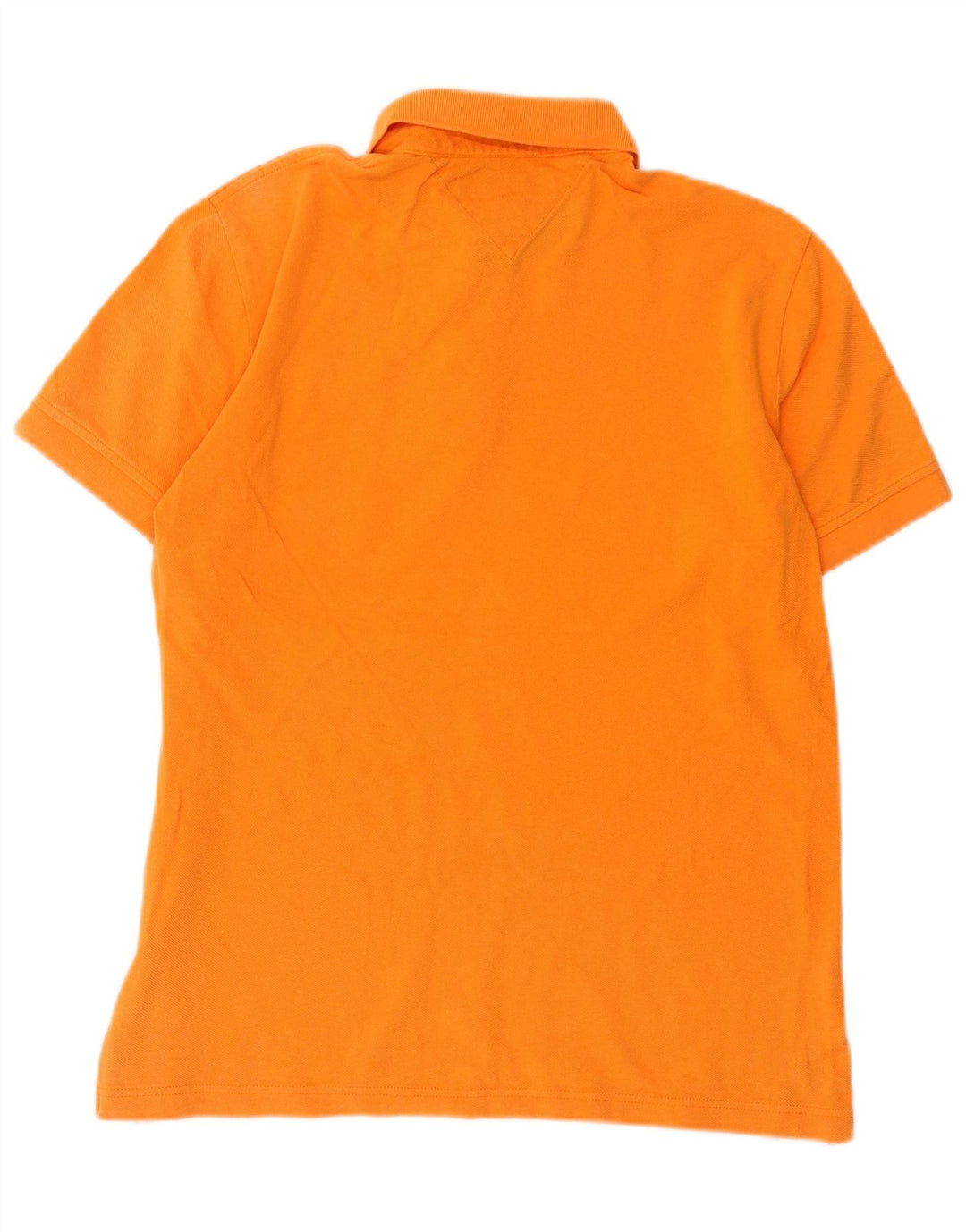 Tommy Hilfiger Herren-Poloshirt mit individueller Passform, mittelorange Baumwolle
