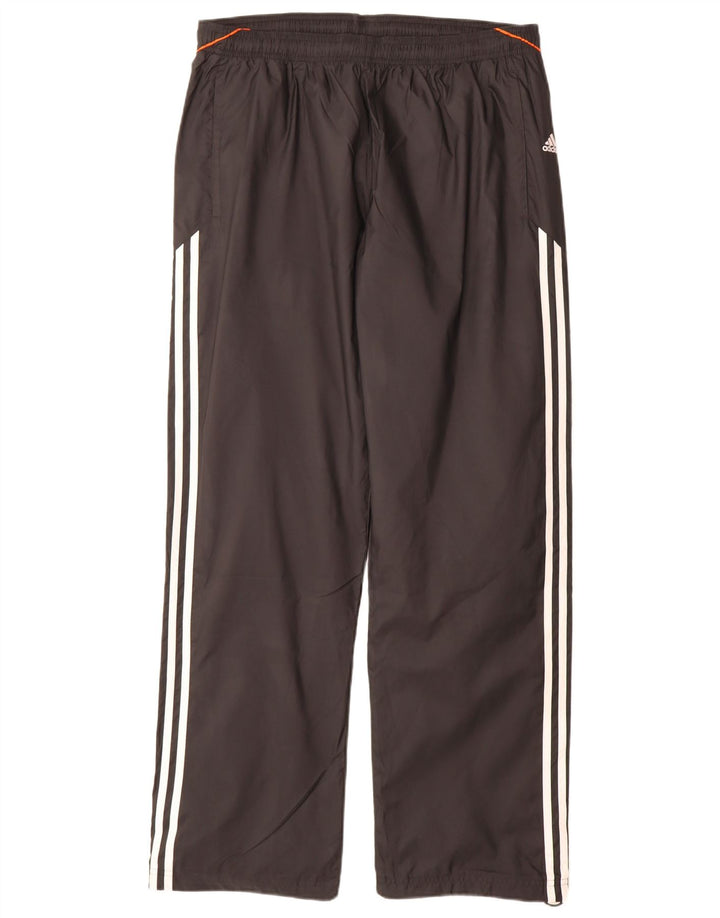 Adidas Herren-Trainingshose, groß, aus schwarzem Polyester