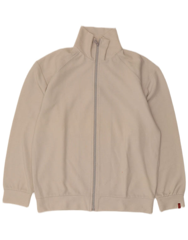 Levi's Herren-Trainingsanzug-Oberteil, mittelgroß, cremefarbene Baumwolle