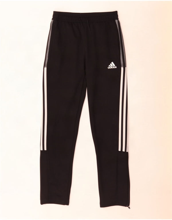 Adidas Jungen Aeroready Trainingshose 11–12 Jahre, schwarzes Polyester