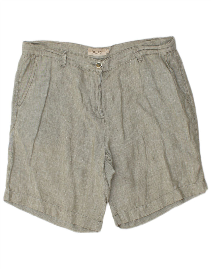 Dack's Damen Chinoshorts IT 46 Large W32 Graues Leinen