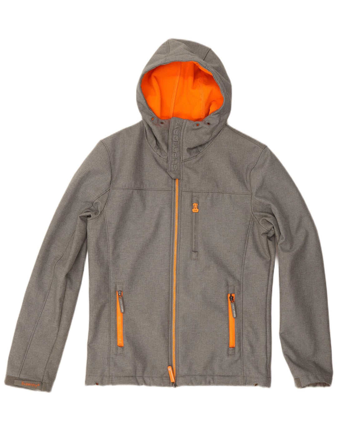 Superdry Herren Windtrekker Graphic Windjacke UK 38 Mittelgrau