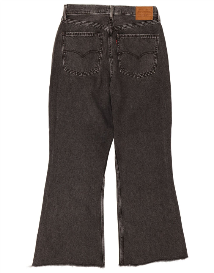 Levi's Damen High Rise Flared Jeans W30 L26 Graue Baumwolle