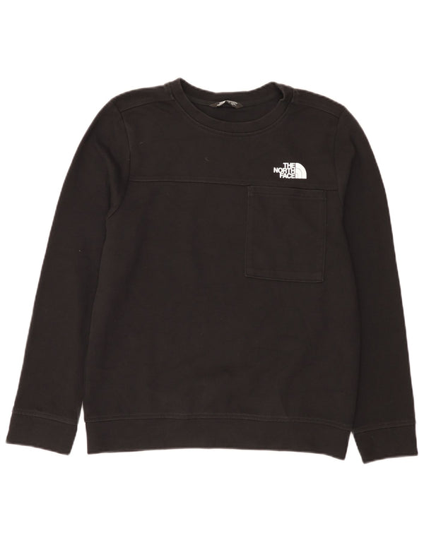 The North Face Jungen-Sweatshirt, Pullover, 14–15 Jahre, XL, schwarze Baumwolle