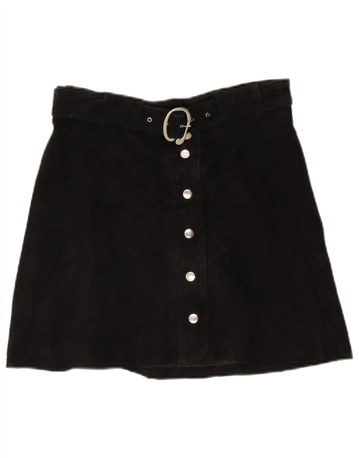 Zara Damen Minirock Medium W28 Schwarz