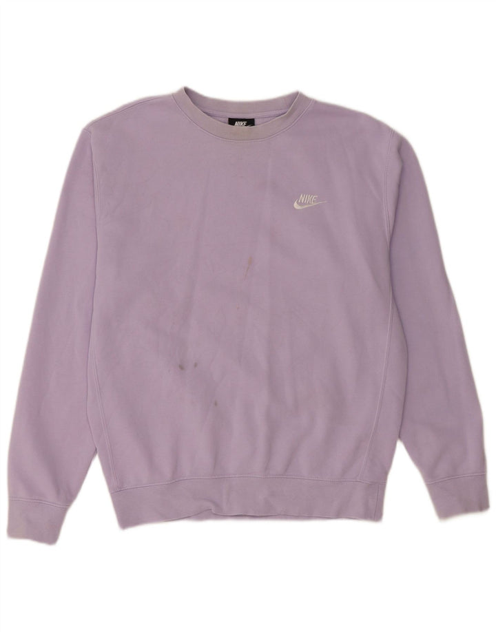 Nike Herren-Sweatshirt mit lockerer Passform, Größe S, Lila, Baumwolle