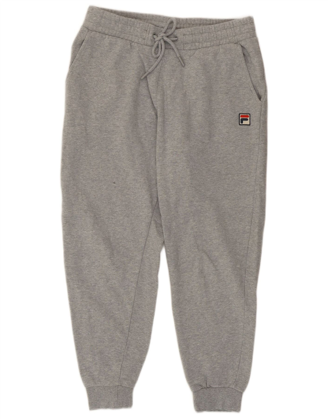 Fila Herren-Trainingshose, Jogginghose, klein, graue Baumwolle