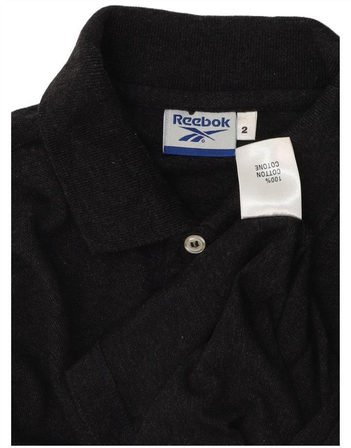 REEBOK Herren-Poloshirt aus mittelgrauer Baumwolle