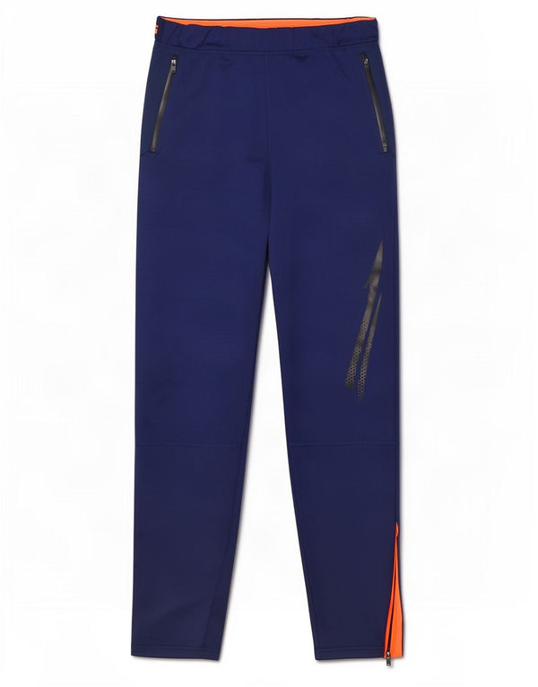 Fila Jungen-Trainingshose mit Grafik, 14–15 Jahre, marineblaues Polyester