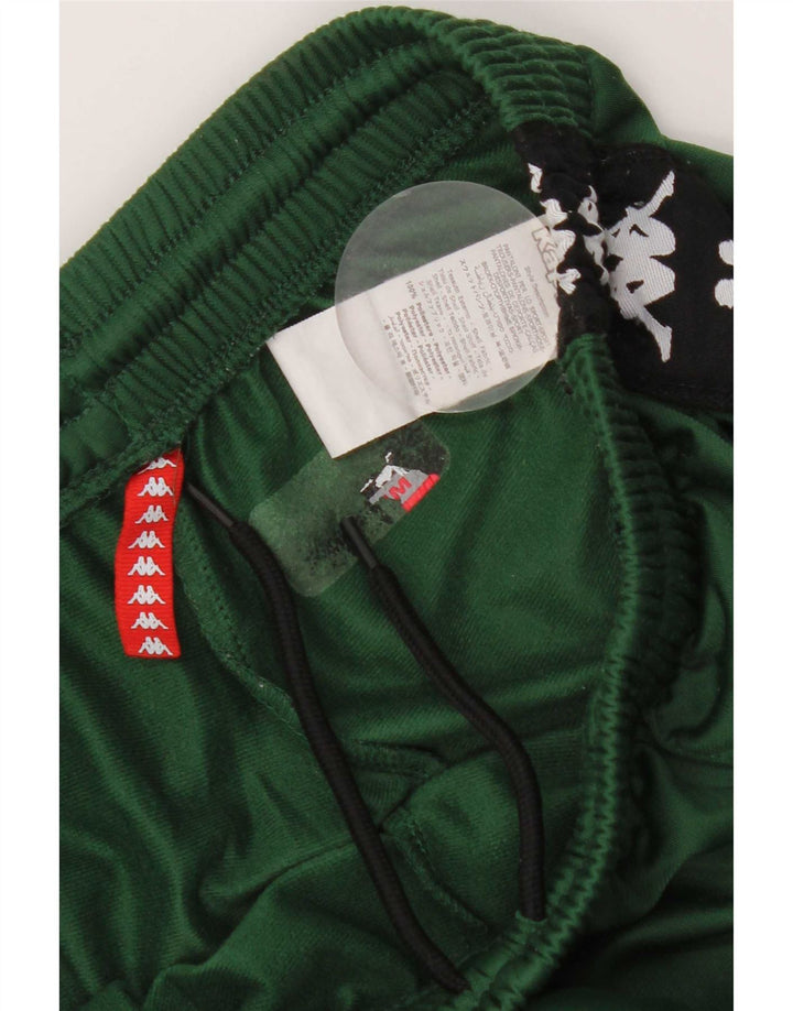 Kappa Herren-Trainingshose mit Grafik, mittelgrünes Farbblock-Polyester
