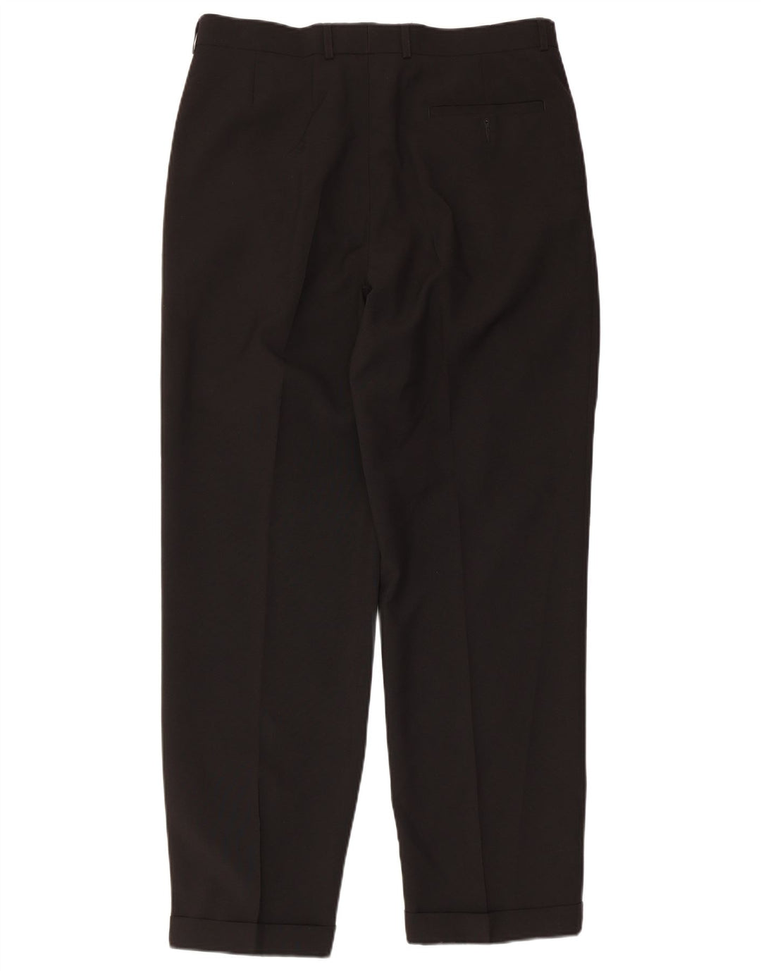 MARKS & SPENCER Herren-Anzughose mit Pegged-Anzug, W34, L31, schwarzes Polyester
