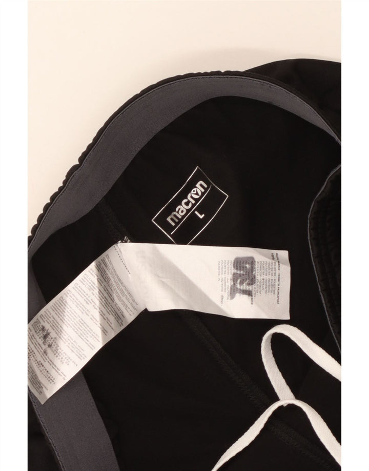 Macron Herren Udinese Calcio Sport Shorts Large Schwarz Polyester