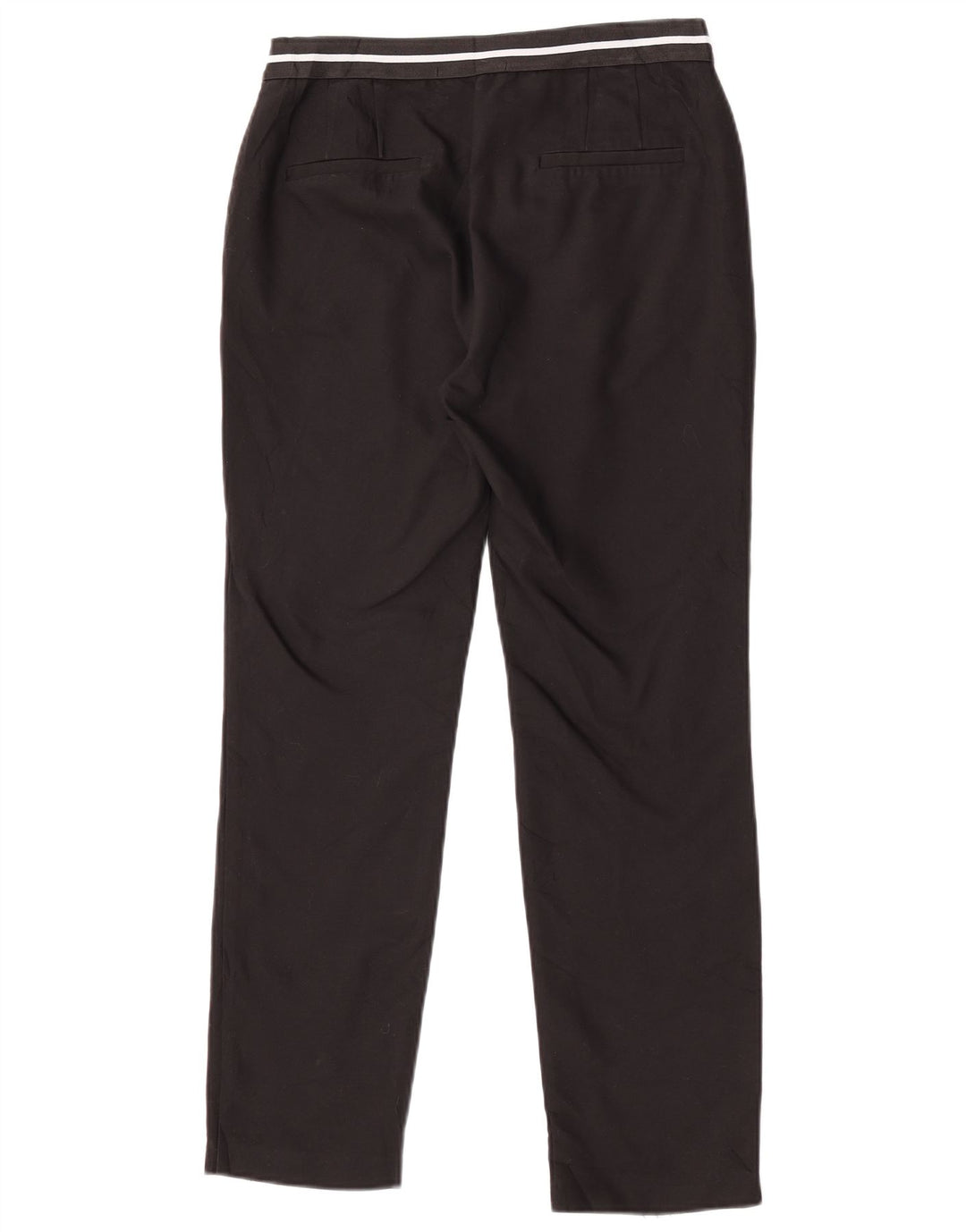 Gerade Chino-Hose für Damen von Zara, Größe L, W30, L28, Schwarz