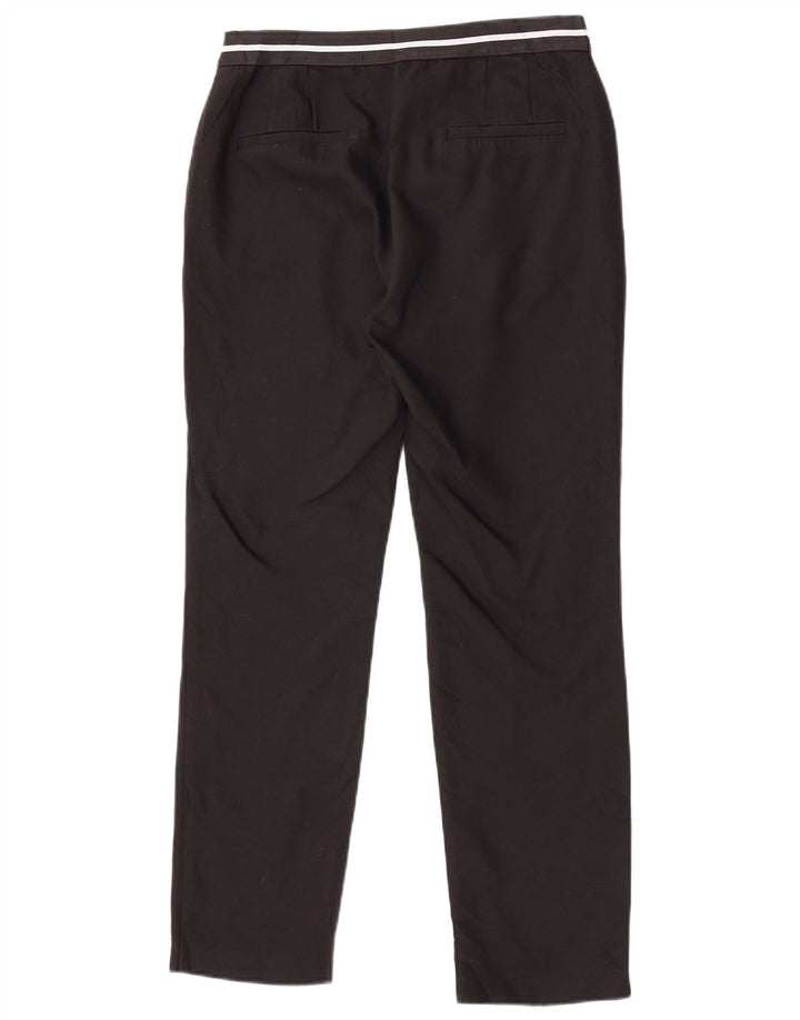 Gerade Chino-Hose für Damen von Zara, Größe L, W30, L28, Schwarz