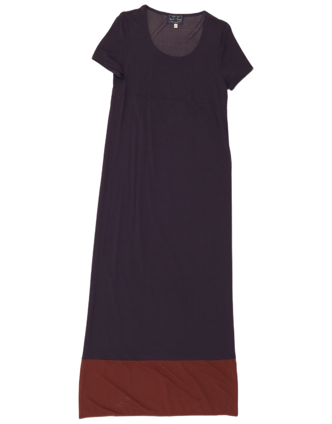 Les Copains Blue Eagle Maxikleid für Damen, IT 42, mittleres Marineblau, Farbblock