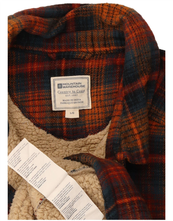 Mountain Warehouse Herren-Lumberjack-Flanellhemd, groß, mehrfarbig kariert