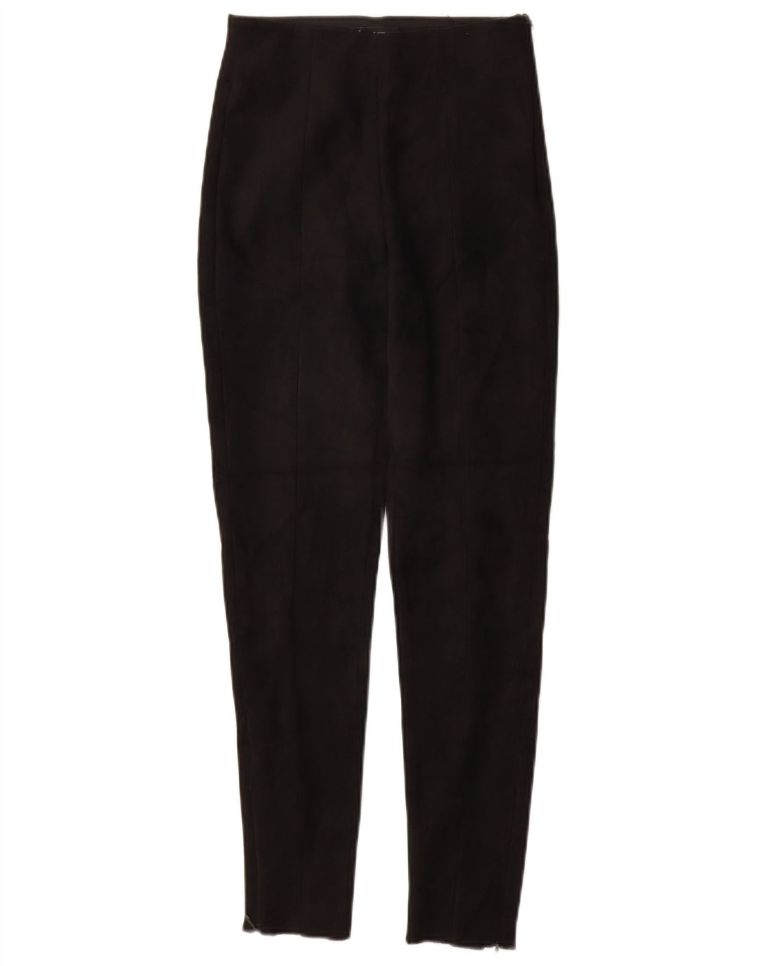 ZARA Damen Skinny Freizeithose XS W24 L27 Schwarz