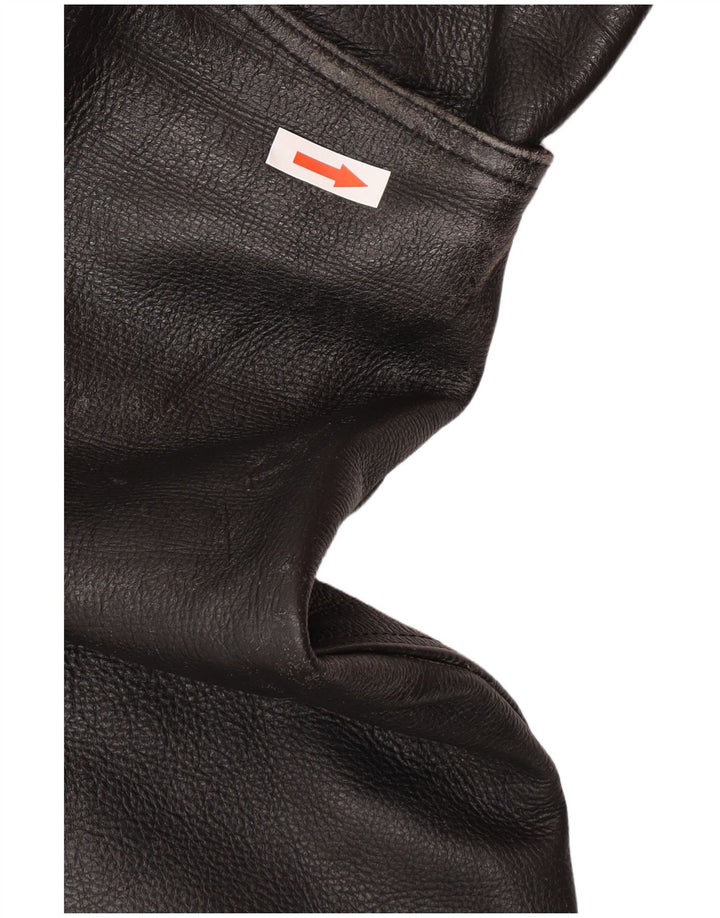 Heros By Held Herren Lederhose W32 L30 Schwarzes Leder
