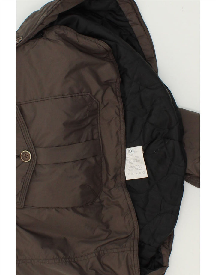 GAUDI Mens Utility Jacket UK 44 2XL Brown Polyester Vintage Gaudi and Second-Hand Gaudi from Messina Hembry 