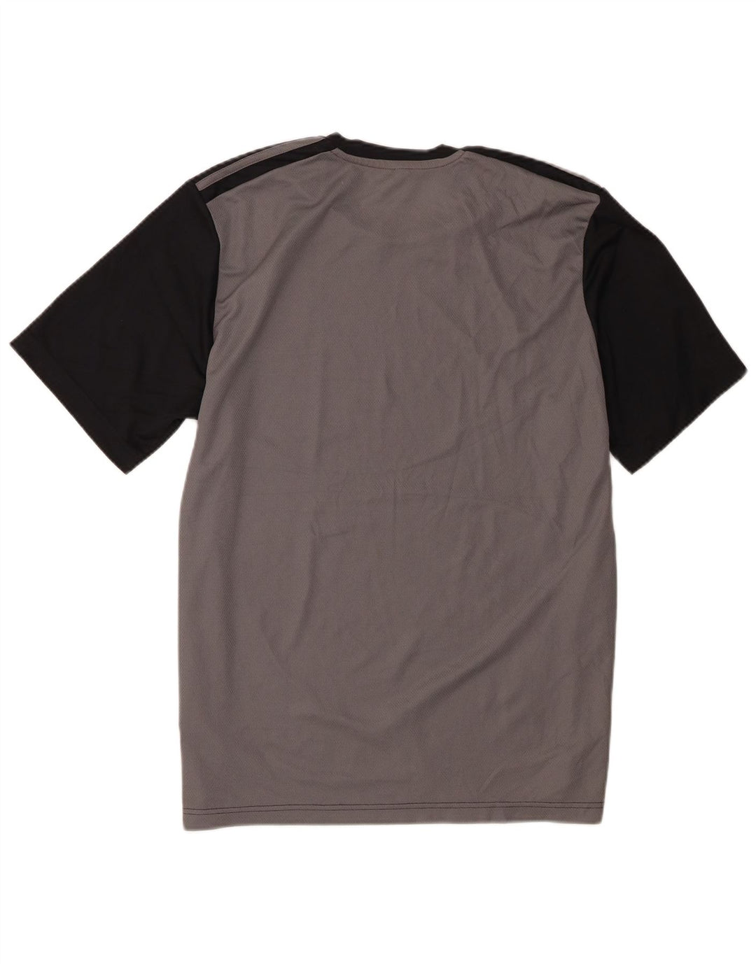 Adidas Herren T-Shirt Top Large Schwarz Colourblock Polyester