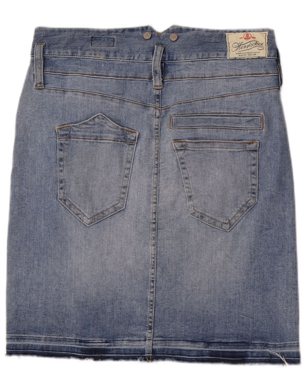 Herrlicher Damen Jeansrock W29 mittelblaue Baumwolle