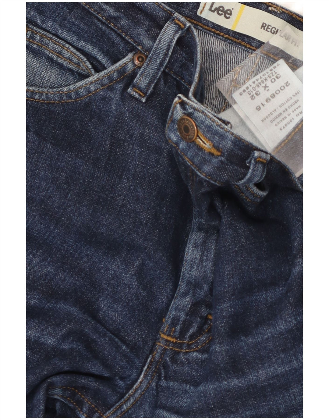 Lee Herren-Jeans mit normaler Passform, gerade Passform, W30, L32, blaue Baumwolle