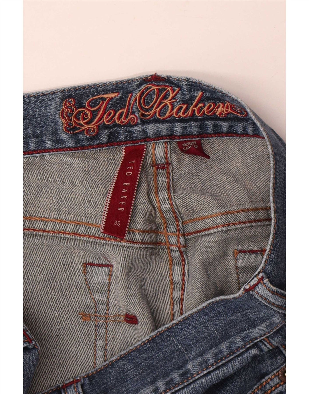 Ted Baker Slim-Jeans für Damen, Größe 3, mittelgroß, W33, L30, Blau