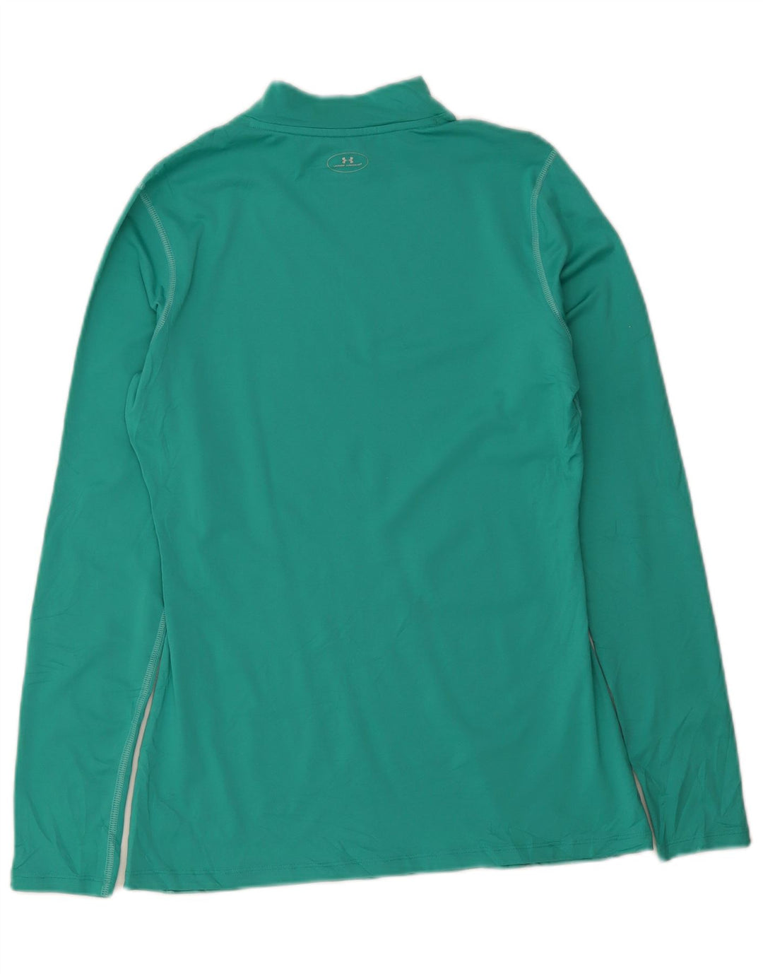 Under Armour Herren Heat Gear Top Langarm Großes grünes Polyester