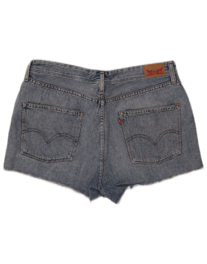 Levi's Damen-Jeansshorts, W32, groß, blaue Baumwolle