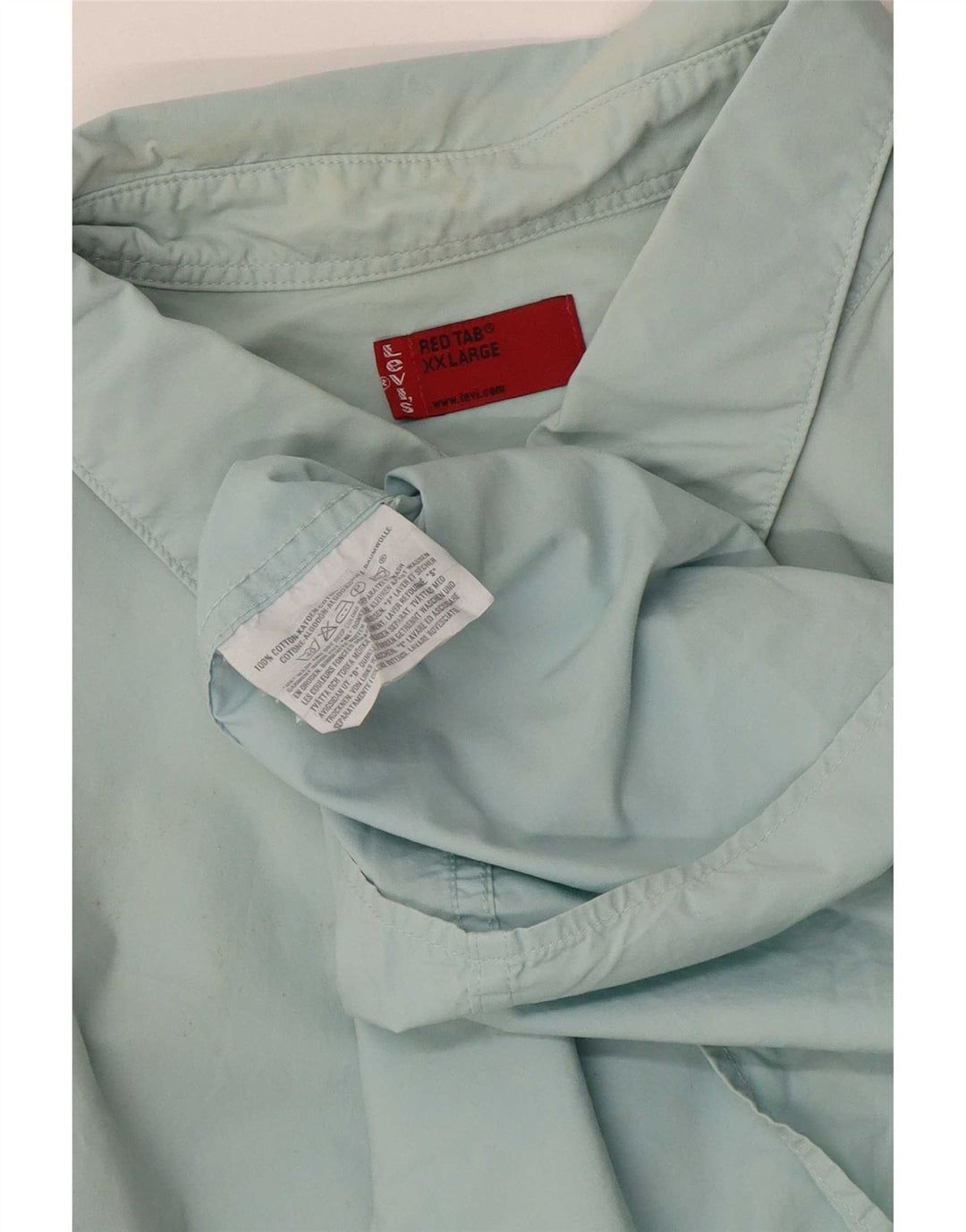 Levi's Herrenhemd 2XL Blaue Baumwolle