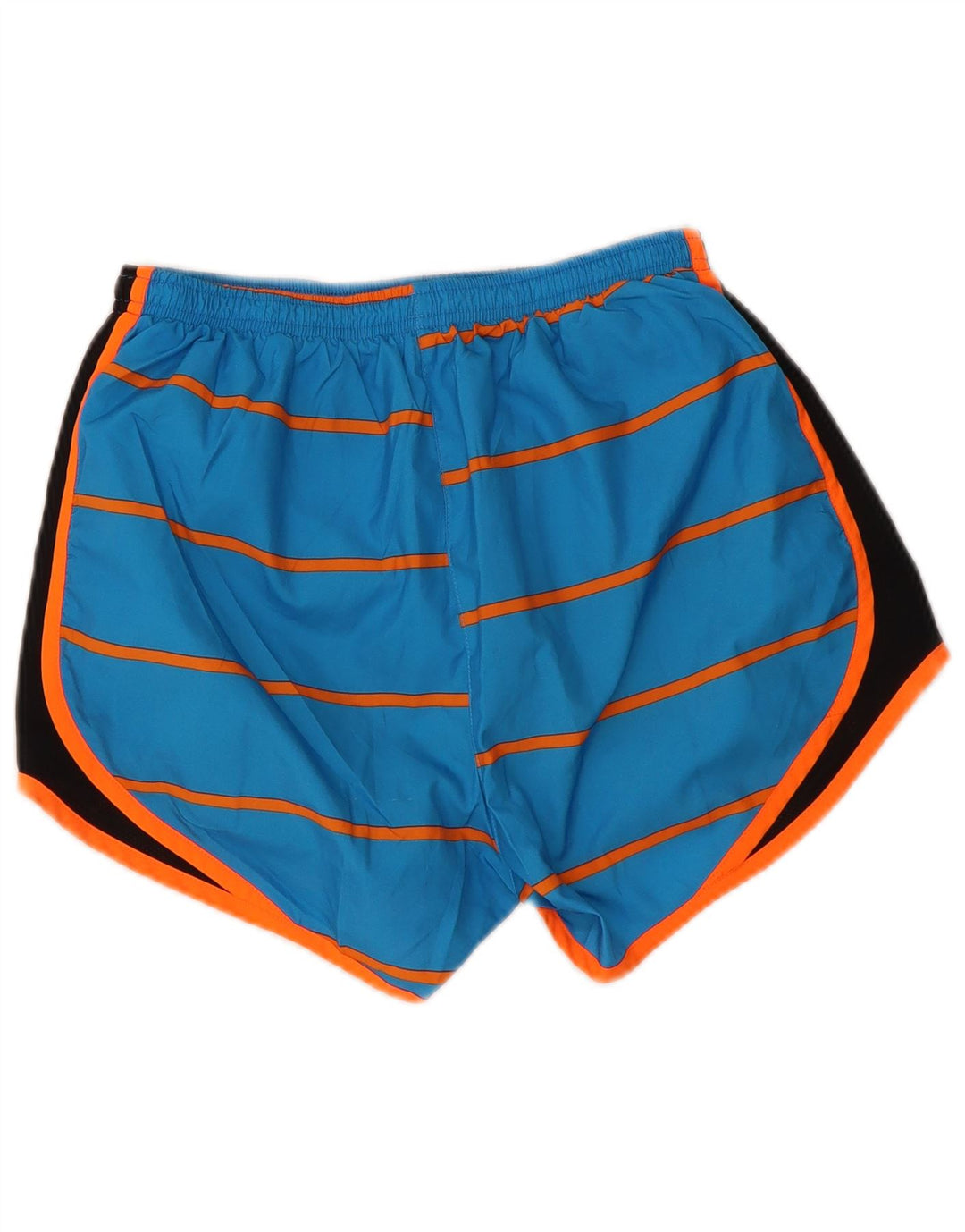 Nike Damen Dri Fit Sport Shorts UK 10 Small Blue Colourblock Polyester