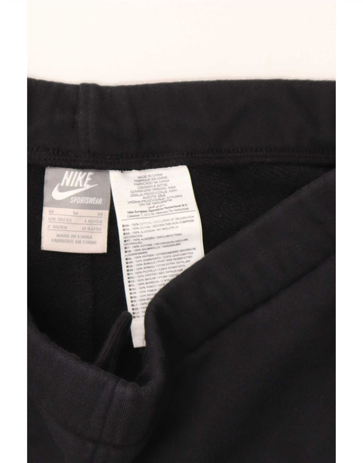 Nike Herren-Sportshorts, mittelgroß, schwarze Baumwolle