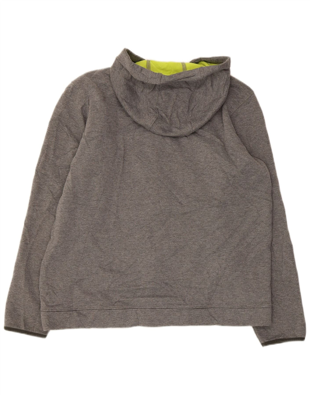 EDDIE BAUER Herren-Kapuzenpullover mit Reißverschluss, groß, grau, Polyester