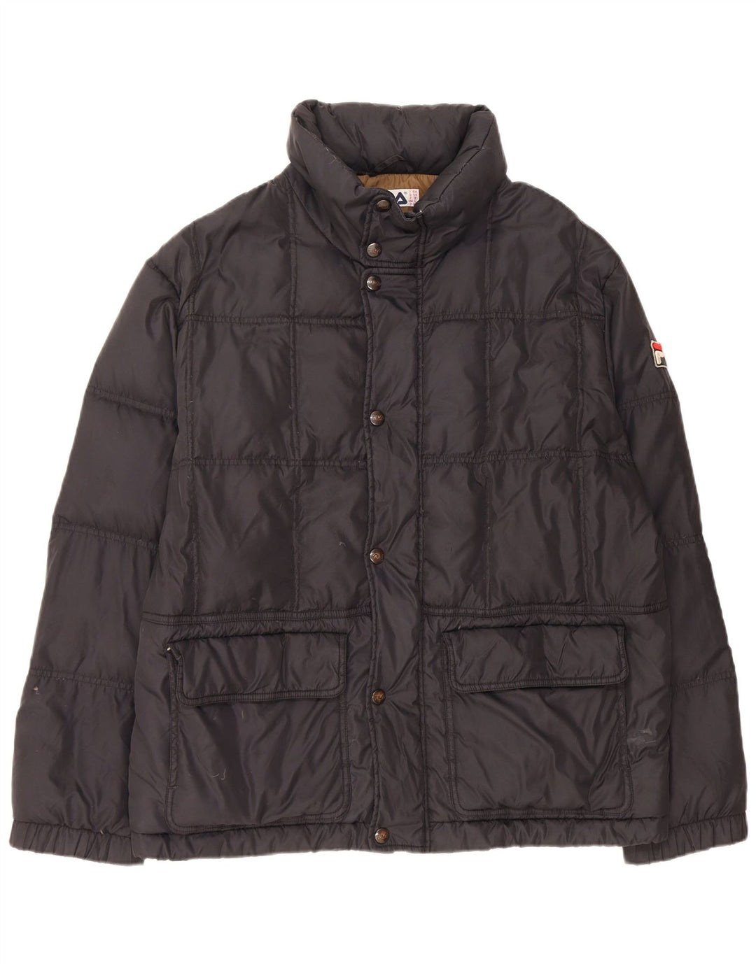 Fila Herren Kapuzenjacke IT 54 2XL Schwarz Polyamid