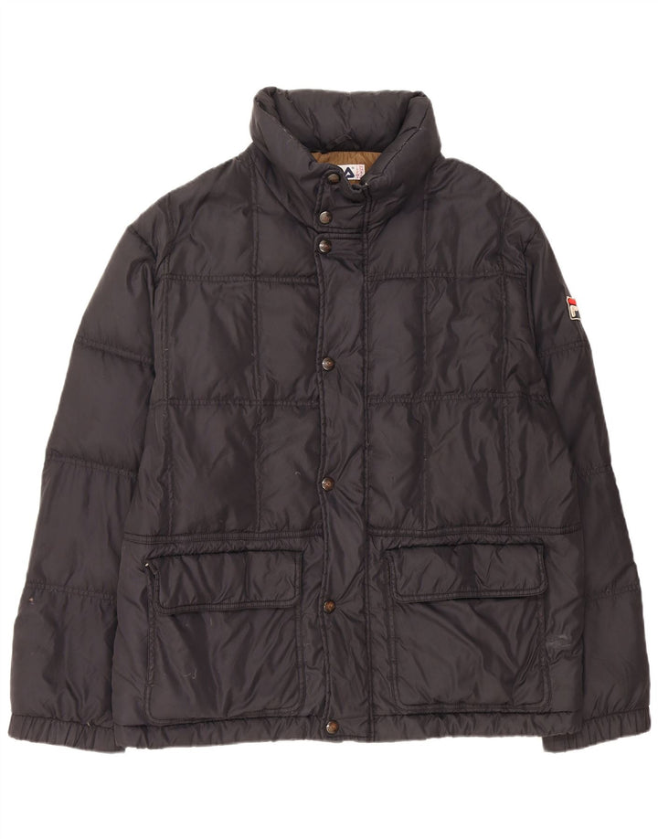 Fila Herren Kapuzenjacke IT 54 2XL Schwarz Polyamid