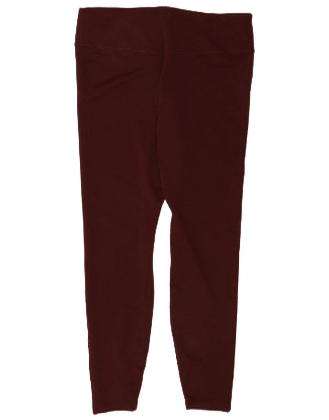 Nike Damen Dri Fit Leggings UK 20 2XL Maroon Polyester