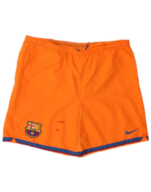 Nike Herren Barcelona Graphic Sport Shorts UK 31/33 Mittelorange Polyester