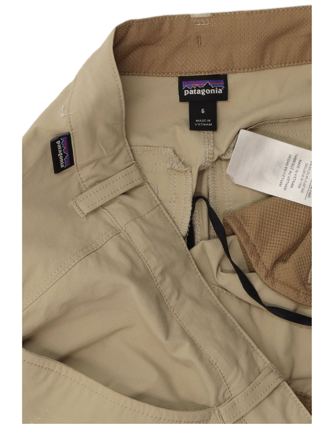 PATAGONIA Damen Gerade Cargohose US 6 Medium W32 L32 Beige Nylon