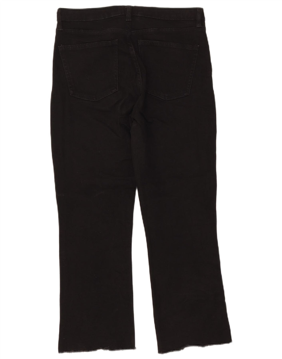 Zara Damen Bootcut-Jeans mit hoher Taille, EU 40, Mittel W30 L26, Schwarz